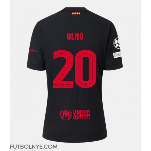 Camiseta Barcelona Dani Olmo #20 Visitante Equipación 2024-25 manga corta